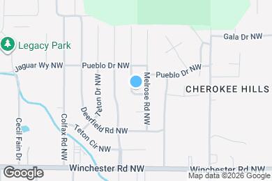 Map image of the property - 3002 Sonya Dr NW