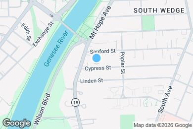 Map image of the property - Fully Renovated 52 Cypress Street