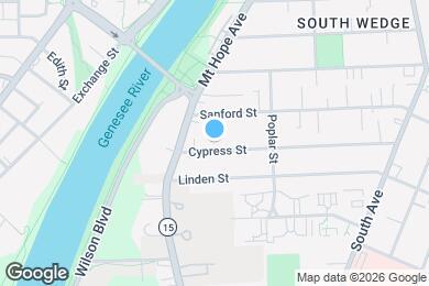 Map image of the property - Luxury 4BR Home Near U of R & Strong Hospital