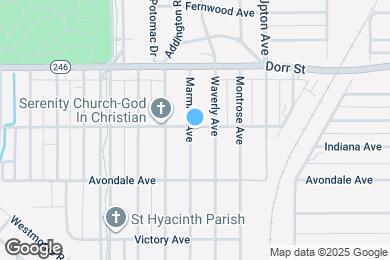 Map image of the property - 1026 Marmion Ave