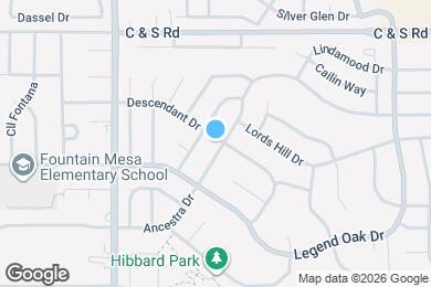 Map image of the property - 990 Ancestra Dr