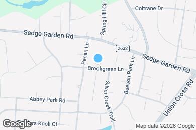 Map image of the property - 1045 Brookgreen Ln