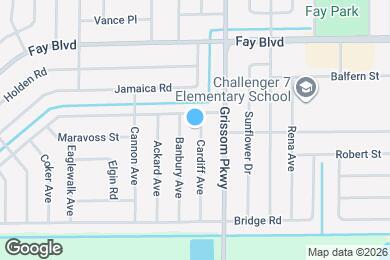 Map image of the property - 6054 Cardiff Ave