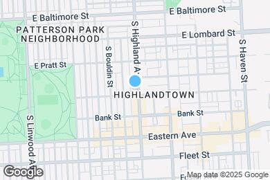 Map image of the property - 260 S Highland Ave