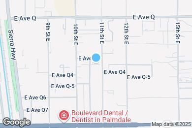 Map image of the property - 1050 E Ave Q3