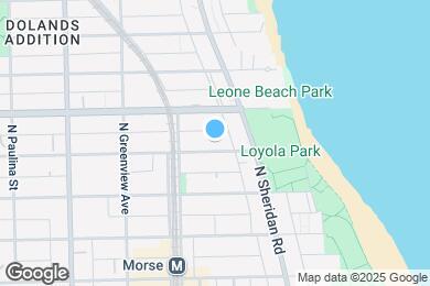 Map image of the property - 1336 W Estes Ave