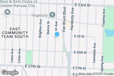 Map image of the property - 2463 Denver Ave