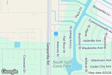 Map image of the property - 10045 Amicola St