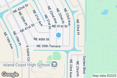 Map image of the property - 3935 NE 22nd Ave