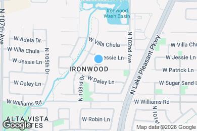 Map image of the property - 10262 W Patrick Ln