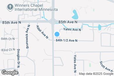 Map image of the property - 5802 84th 1/2 Ave N
