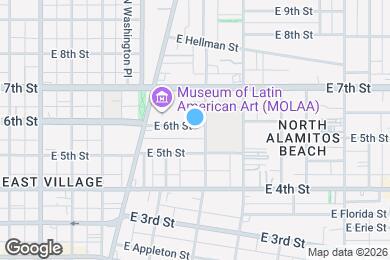 Map image of the property - 1060 E 6th St