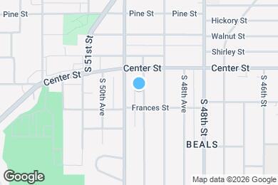 Map image of the property - 1930 S 49th Ave