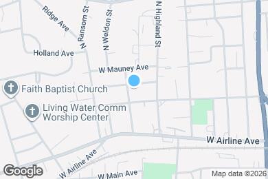 Map image of the property - 819 W Walnut Ave