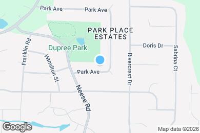 Map image of the property - 213 Park Ave