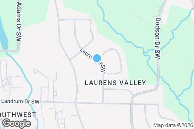 Map image of the property - 1707 Laurens Dr SW