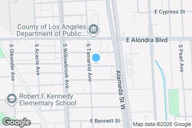 Map image of the property - 213 E Reeve St