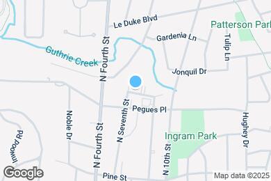 Map image of the property - 1602 N Seventh St