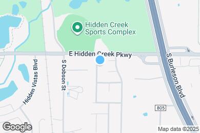 Map image of the property - 915 Hidden Oaks Dr