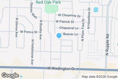 Map image of the property - 1375 N Carriage Way