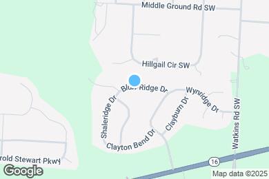 Map image of the property - 243 Bluff Ridge Dr