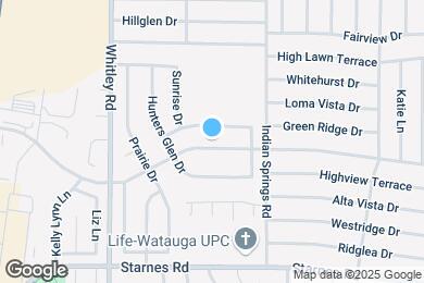 Map image of the property - 6329 N Park Dr