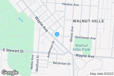 Map image of the property - 2100 Wayne Ave