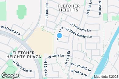 Map image of the property - 8172 W Ross Ave