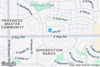Map image of the property - 1391 E Gary Dr