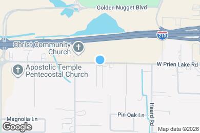 Map image of the property - 2401 W Prien Lake Rd