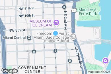 Map image of the property - 697 NE 1st Ave