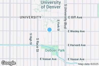 Map image of the property - 2401 S Gaylord St