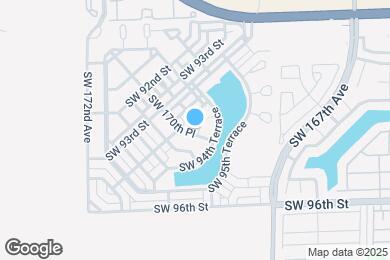 Map image of the property - 9465 SW 170th Pl