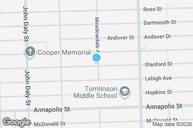 Map image of the property - 26102 Stanford St