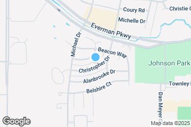 Map image of the property - 1905 Christopher Dr