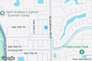 Map image of the property - 3289 NW 25th Way