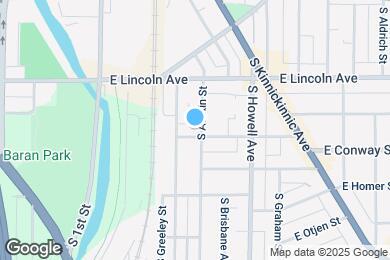 Map image of the property - 220 E Smith St