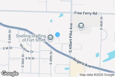 Map image of the property - 1206 S 41st Cir