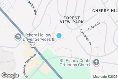 Map image of the property - 612 Forest Pointe Pl