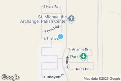 Map image of the property - 5771 E Thetis Dr