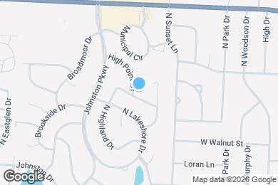 Map image of the property - 208 High Point Ln