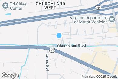 Map image of the property - Furnished Studio-Chesapeake - Churchland B...