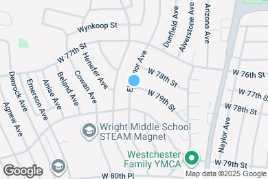 Map image of the property - 7900 El Manor Ave