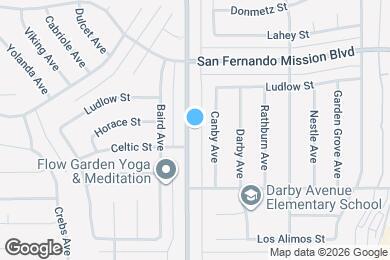 Map image of the property - 10918 Reseda Blvd