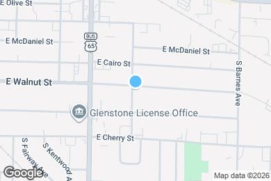 Map image of the property - 402 S Dysart Ave