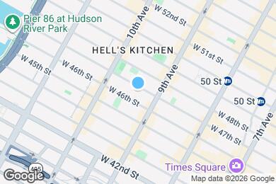 Map image of the property - Beautiful Private ROOM in Manhattan