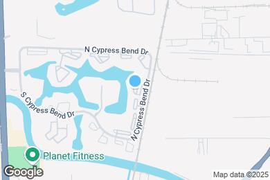 Map image of the property - 2106 S Cypress Bend Dr