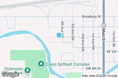 Map image of the property - 413 2nd St SW