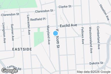 Map image of the property - 838 Westcott St