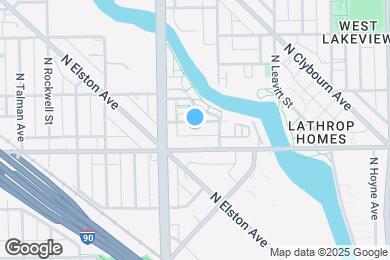 Map image of the property - 2317 W Wolfram St